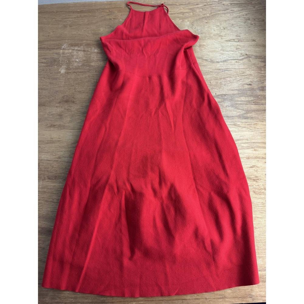 Polo Ralph Lauren Dress Women's XL Red Knit Halter Sleeveless Sweater Party